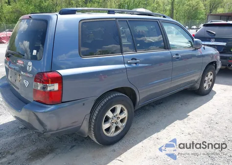 2006 Toyota Highlander V6 from USA, damaged, VIN JTEEP21A860182863